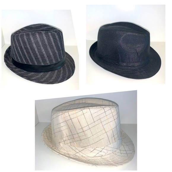 3 Fedora Hats - Picture 1 of 10